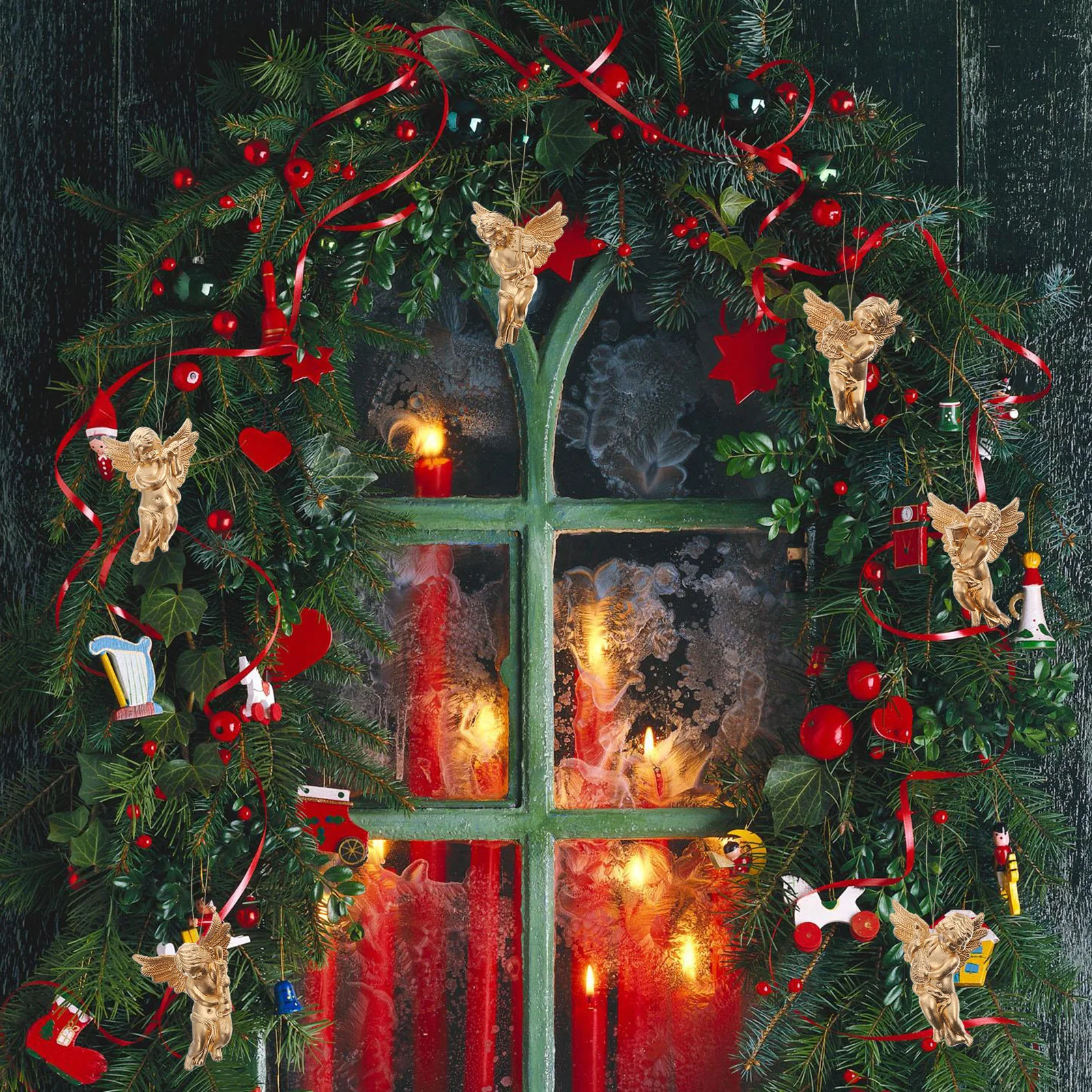 30pcs Angel Pendant Christmas Hanging Eco-Friendly Ornament For Home Office Decoration Cute Xmas Tree Angel Hanging Plastic
30pcs Angel Pendant Christmas Hanging Eco-Friendly Ornament For Home Office Decoration Cute Xmas Tree Angel Hanging Plastic
