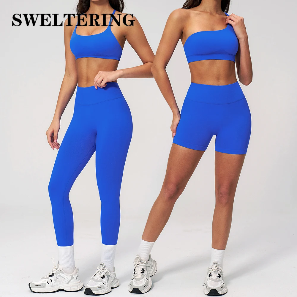 Summer Seamless Yoga Set Women Tracksuits Gym Outfits Sportswear Female Fitness Cycling Shorts Suit Deep-V Bra Workout Clothes
Summer Seamless Yoga Set Women Tracksuits Gym Outfits Sportswear Female Fitness Cycling Shorts Suit Deep-V Bra Workout Clothes