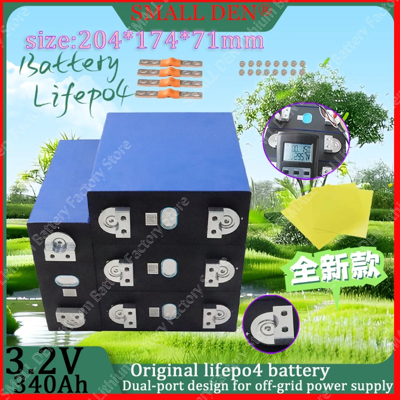 Аккумулятор LiFePO4 3.2В 340Ач, двухпортовый, класс А, 100% оригинал, подходит для электромобилей и мотоциклов на солнечной энергии
Аккумулятор LiFePO4 3.2В 340Ач, двухпортовый, класс А, 100% оригинал, подходит для электромобилей и мотоциклов на солнечной энергии