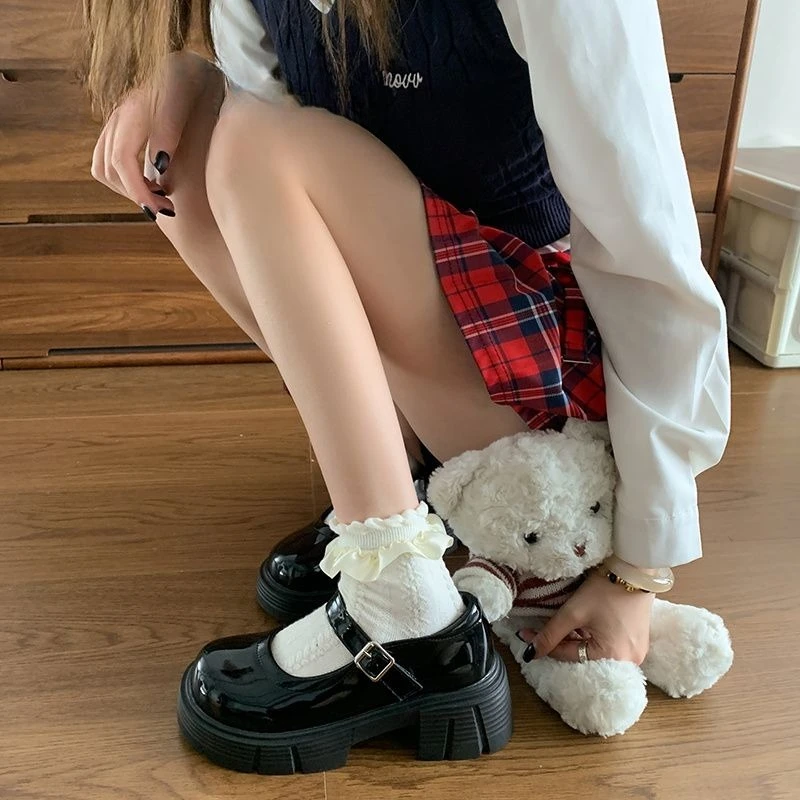 Women's Shoes 2026 New Japanese Preppy Style Round Toe Mary Janes Thick Sole British Vintage Single Spring Summer Versatile
Women's Shoes 2026 New Japanese Preppy Style Round Toe Mary Janes Thick Sole British Vintage Single Spring Summer Versatile