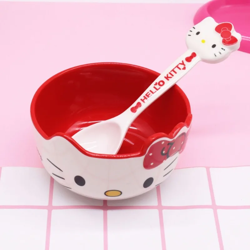 Sanrio Cartoon Anime Tableware for Children Students Cute Soup Bowls Girls' Hearts KT Cats Soup Bowl Cute Design Bowl Girl Gifts
Sanrio Cartoon Anime Tableware for Children Students Cute Soup Bowls Girls' Hearts KT Cats Soup Bowl Cute Design Bowl Girl Gifts