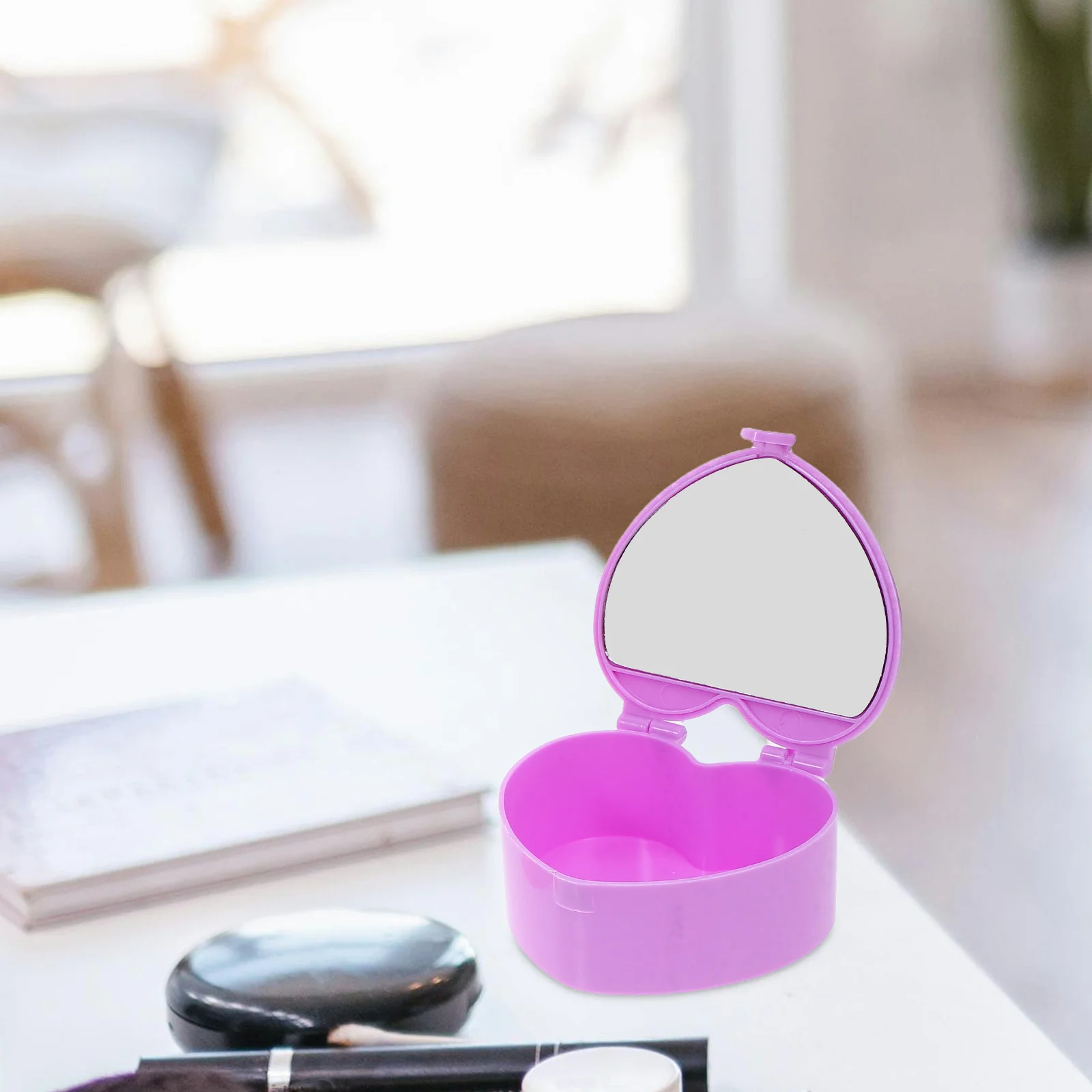 3Pcs Heart-Shaped Jewelry Box with Mirror Portable Organizer for Hair Accessories and Small Trinkets Vanity Decor
3Pcs Heart-Shaped Jewelry Box with Mirror Portable Organizer for Hair Accessories and Small Trinkets Vanity Decor