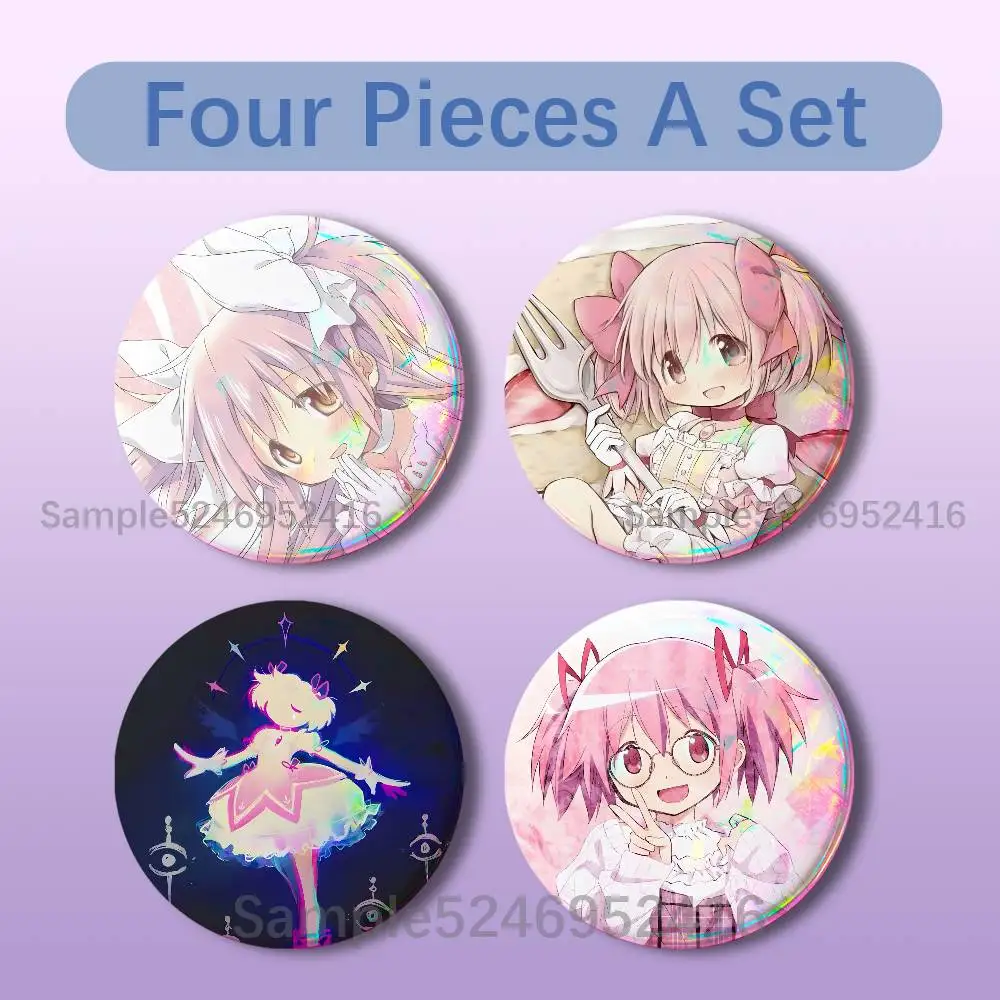 Puella Magi Madoka Magica 4 Pieces Set Badge Set Fashion Brooches for Women Men Backpack Accessory Bag Badge Jewelry Gift
Puella Magi Madoka Magica 4 Pieces Set Badge Set Fashion Brooches for Women Men Backpack Accessory Bag Badge Jewelry Gift