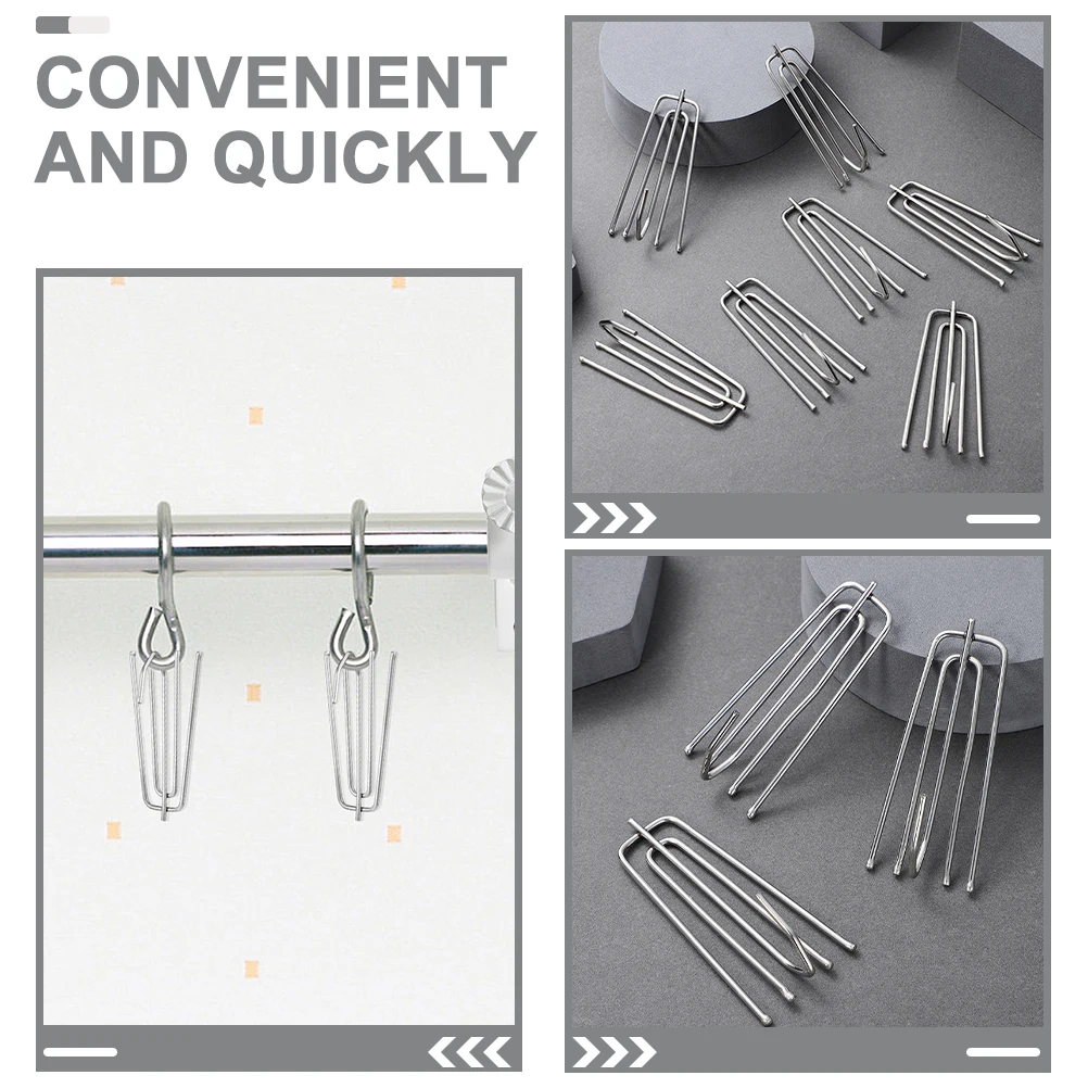 30Pcs Stainless Steel 4 Prong Curtain Hooks Drapery Hooks Replacement Clips for Window Curtains
30Pcs Stainless Steel 4 Prong Curtain Hooks Drapery Hooks Replacement Clips for Window Curtains