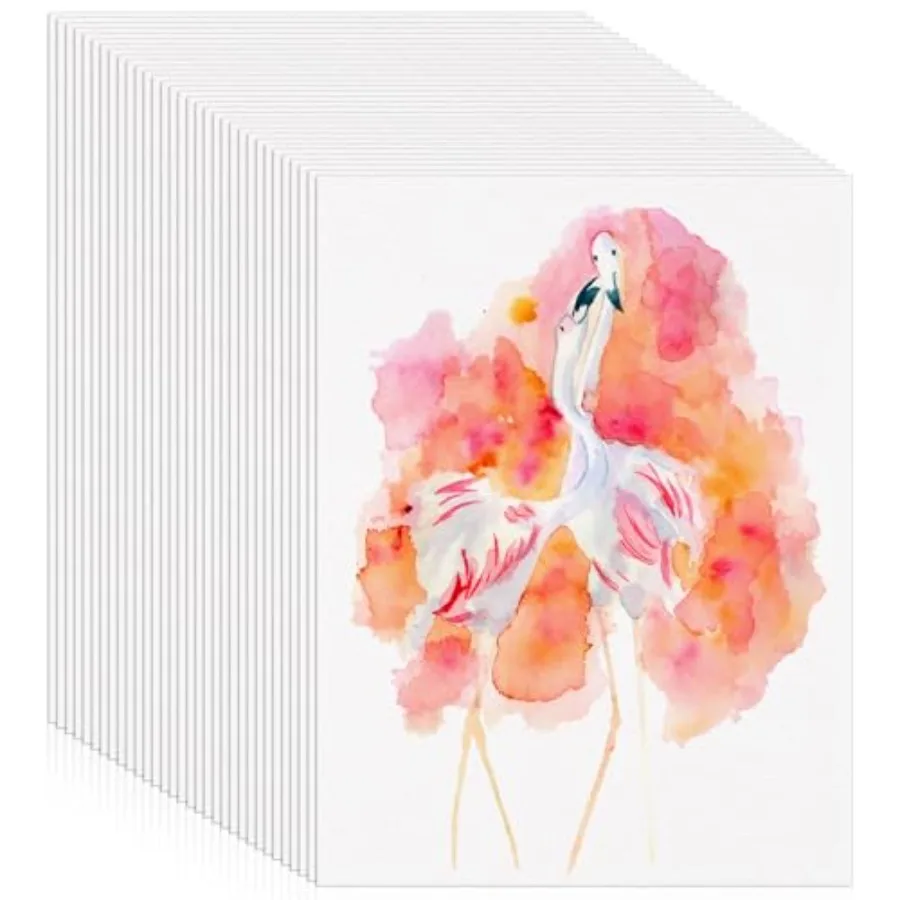 120 Sheets Watercolor Paper 8., lb/300 GSM Cold Press Watercolor Paper Bulk White Water Color Paper for Child Students Adults A
120 Sheets Watercolor Paper 8., lb/300 GSM Cold Press Watercolor Paper Bulk White Water Color Paper for Child Students Adults A