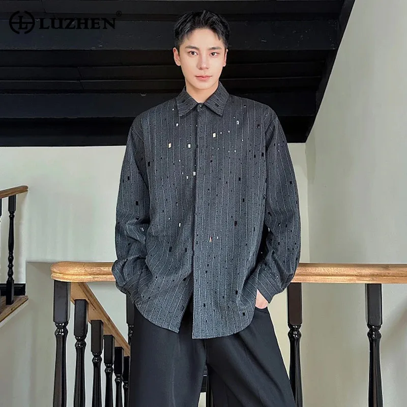 LUZHEN Autumn Broken Hole Design Blouses Long Sleeve 2024 Fashion Streetwear Male Shirts Vintage Personalized Trendy Tops LZ4780
LUZHEN Autumn Broken Hole Design Blouses Long Sleeve 2024 Fashion Streetwear Male Shirts Vintage Personalized Trendy Tops LZ4780
