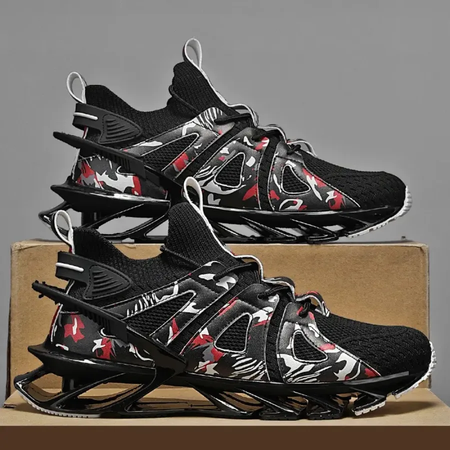 Ultra-Lightweight Men'S Blade Sneakers - Breathable with Shock Absorption - Versatile Non-Slip Shoes - Ideal for Running Workou
Ultra-Lightweight Men'S Blade Sneakers - Breathable with Shock Absorption - Versatile Non-Slip Shoes - Ideal for Running Workou