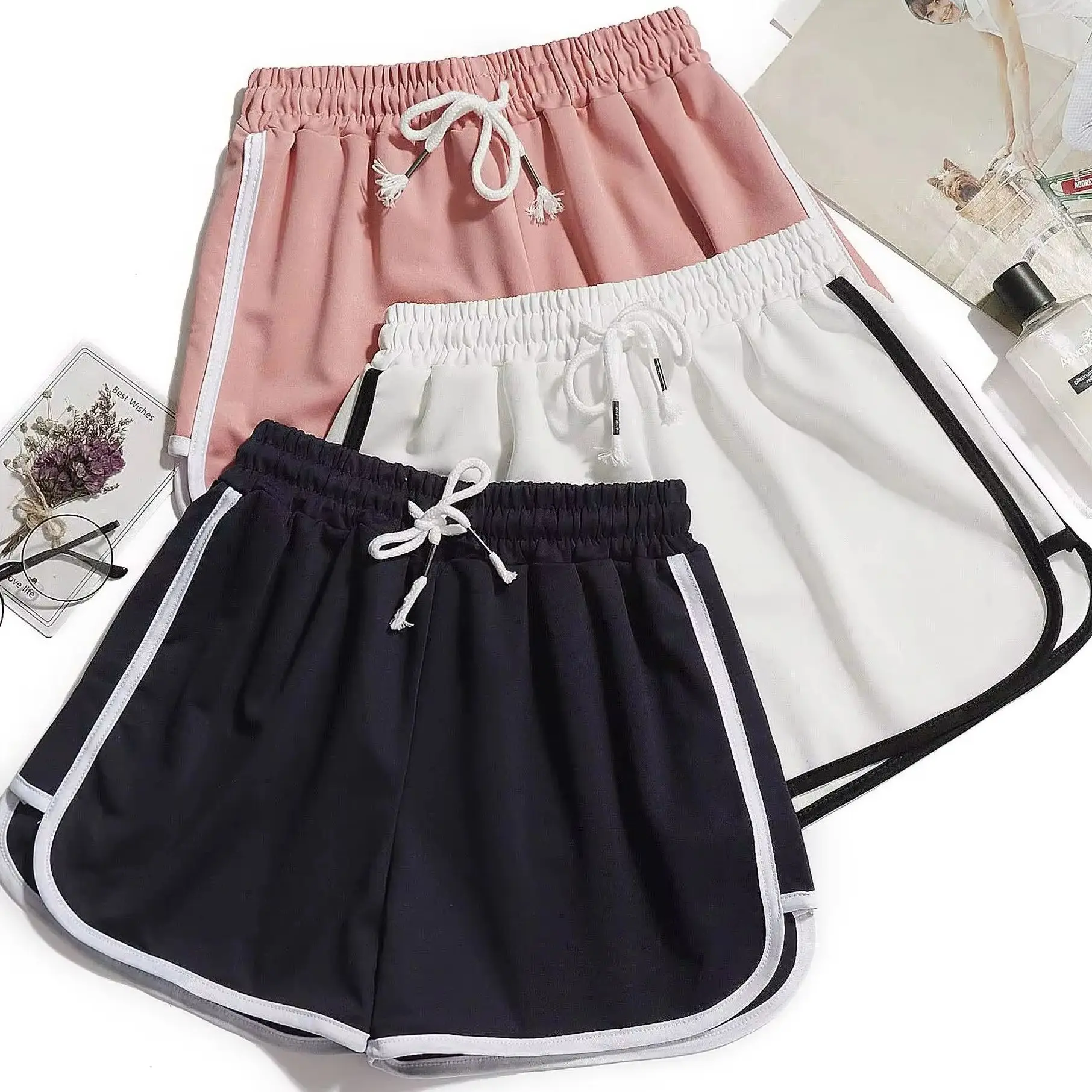 1pcs Summer Women Casual Solid Shorts Girl Gym Workout Shorts Pants Ladies Mid Waisted Yoga Short Student Loose Shorts S-3XL
1pcs Summer Women Casual Solid Shorts Girl Gym Workout Shorts Pants Ladies Mid Waisted Yoga Short Student Loose Shorts S-3XL