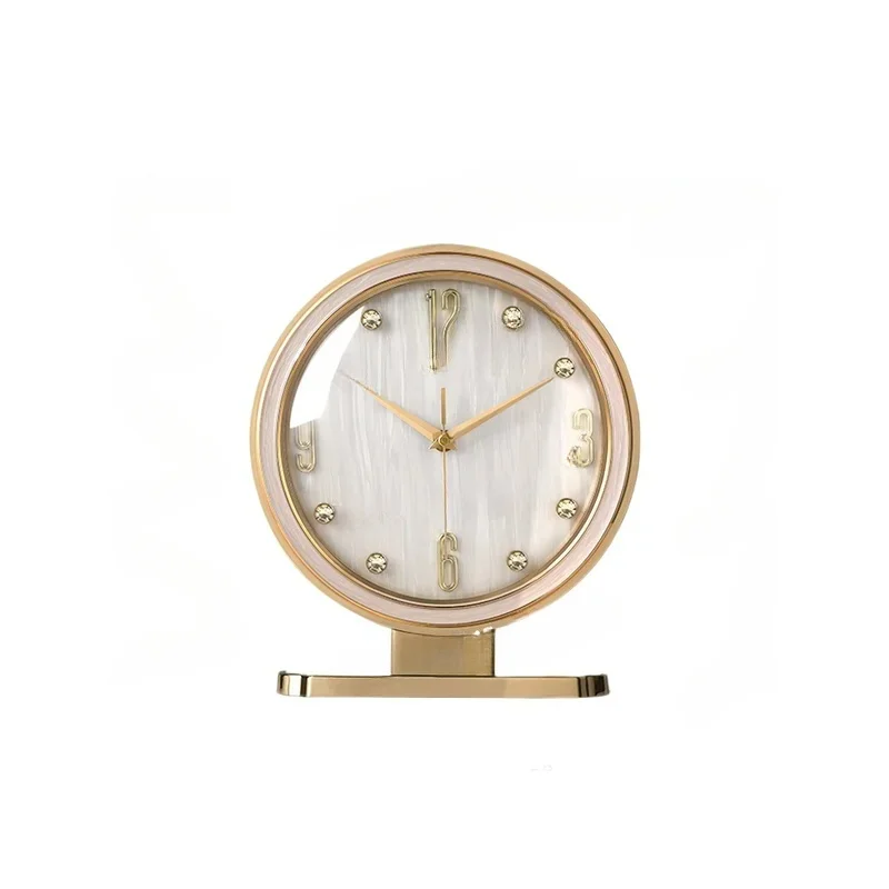 Alloy Leather Living Room Table Pendulum Clocks Ornaments Home Desk Personality Clock
Alloy Leather Living Room Table Pendulum Clocks Ornaments Home Desk Personality Clock