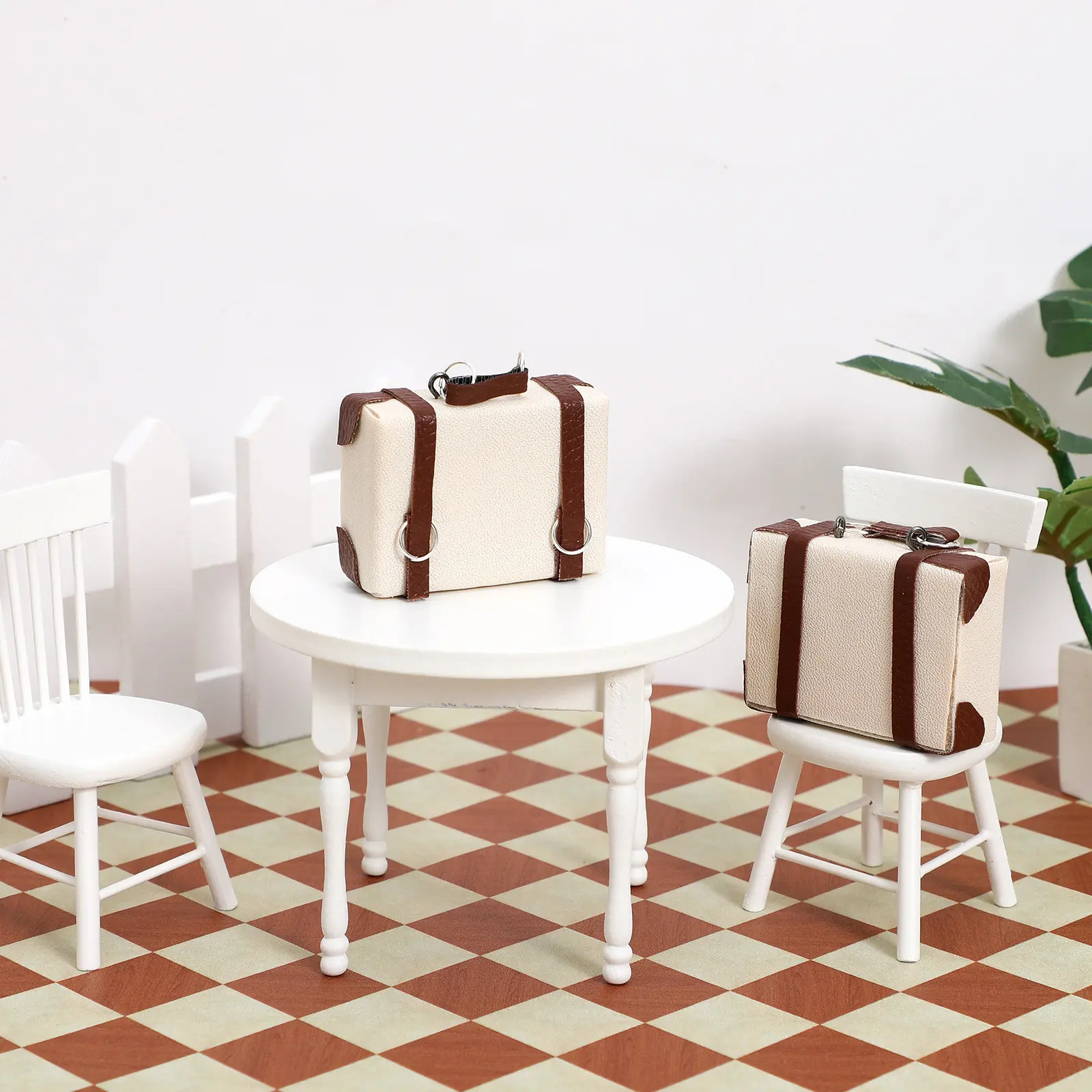 2Pcs Mini Vintage Suitcase Accessory Miniature Travel Case Dollhouse Decoration High Detail 1:12 Scale Suitcase
2Pcs Mini Vintage Suitcase Accessory Miniature Travel Case Dollhouse Decoration High Detail 1:12 Scale Suitcase