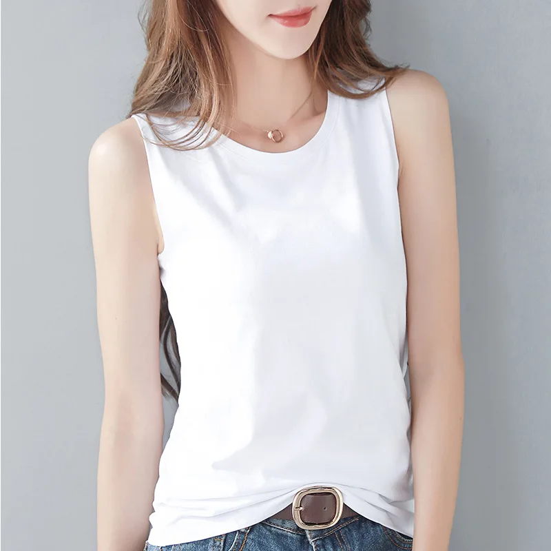 Cotton halter top women wearing a loose-fitting suit outside the summer tide inside the net red sleeveless sports jacket design
Cotton halter top women wearing a loose-fitting suit outside the summer tide inside the net red sleeveless sports jacket design