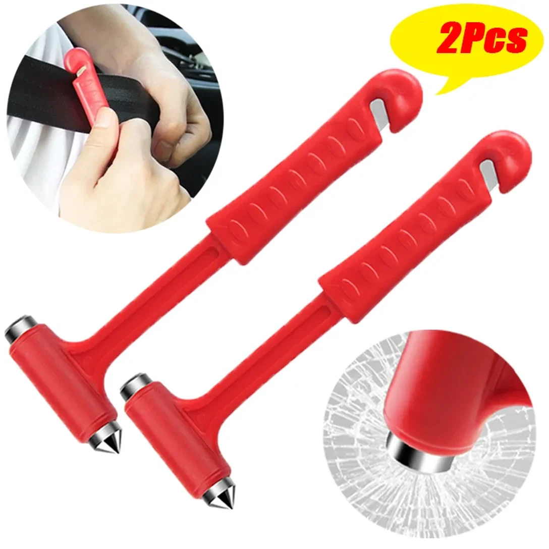 Two-in-One Emergency Car Safety Escape Hammers Glass Window Breaker Seat Belt Cutter Portable Car Emergency Rescue Escape Tools
Two-in-One Emergency Car Safety Escape Hammers Glass Window Breaker Seat Belt Cutter Portable Car Emergency Rescue Escape Tools