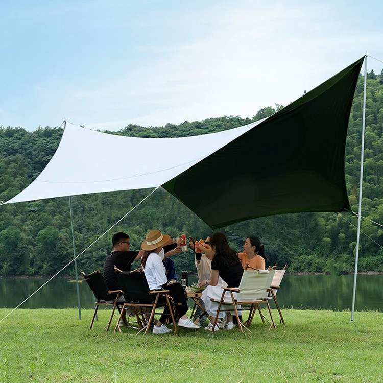 Outdoor Ultralight Beach Picnic Wind Snow Rain Fly Shelter Waterproof Sun Shelter Square Backpack Camping Shading Tent Tarp Tant
Outdoor Ultralight Beach Picnic Wind Snow Rain Fly Shelter Waterproof Sun Shelter Square Backpack Camping Shading Tent Tarp Tant