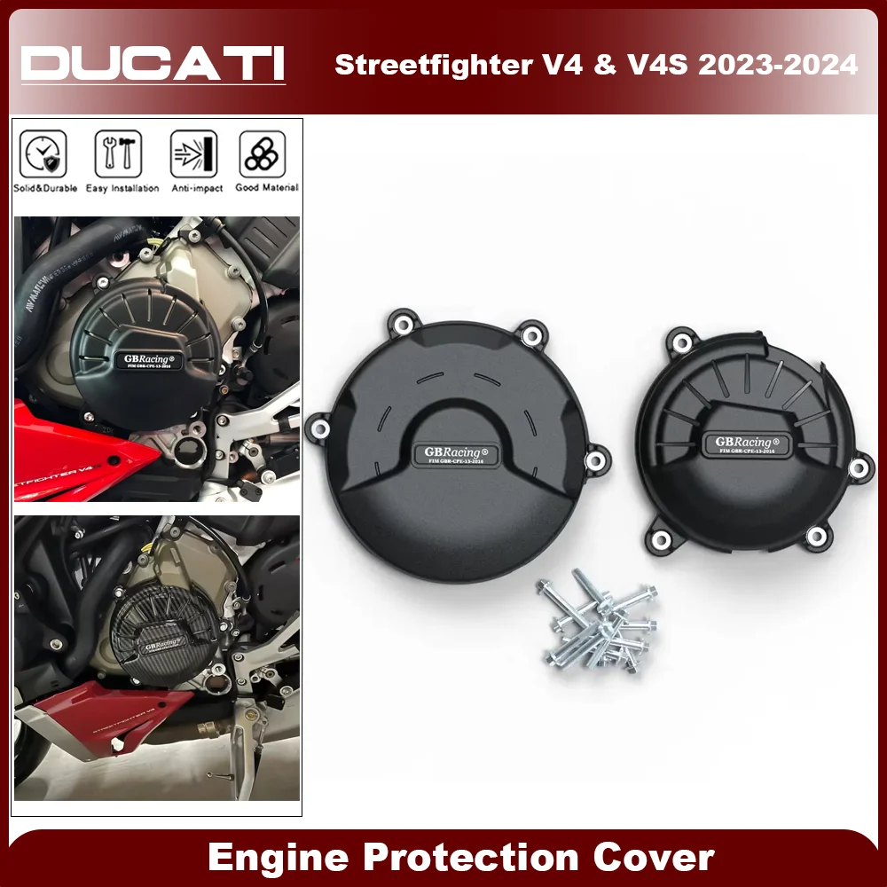 For DUCATI STREETFIGHTER V4 V4S 2023-2024 GB Racing Motorcycle Engine Protect Cover Body & Frames Clutch Pulse Protection Cover
For DUCATI STREETFIGHTER V4 V4S 2023-2024 GB Racing Motorcycle Engine Protect Cover Body & Frames Clutch Pulse Protection Cover