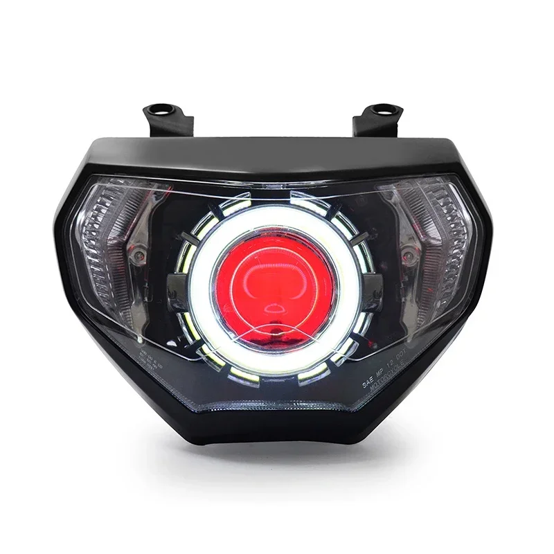 Fit for FZ09 MT09 2014-2016 KTOVOL LED Dual Angel Eye Headlight Assembly Motorcycle Led Headlamp White Light
Fit for FZ09 MT09 2014-2016 KTOVOL LED Dual Angel Eye Headlight Assembly Motorcycle Led Headlamp White Light