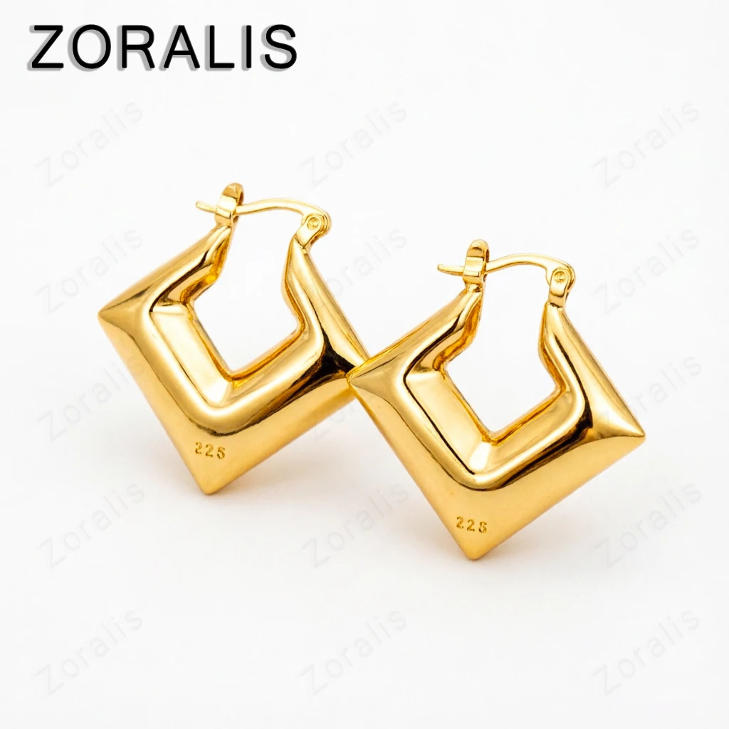 18K Gold Smooth Square Hoop Earrings For Women Engagement Wedding Birthday Party Anniversaries Charm Jewelry
18K Gold Smooth Square Hoop Earrings For Women Engagement Wedding Birthday Party Anniversaries Charm Jewelry