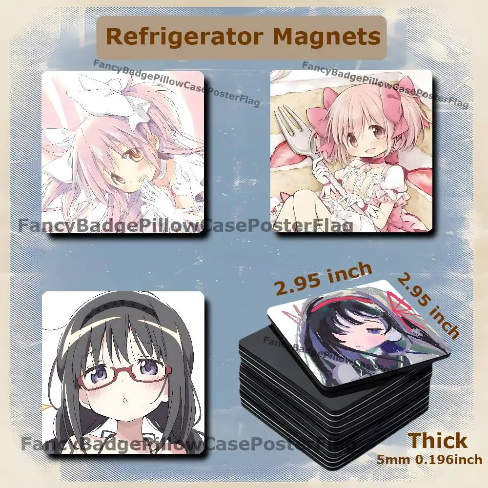 Puella Magi Madoka Magica 75mm Refrigerator Magnet Magnetic Ins Style Home Decoration Gift Personalized Creative Magnetic
Puella Magi Madoka Magica 75mm Refrigerator Magnet Magnetic Ins Style Home Decoration Gift Personalized Creative Magnetic