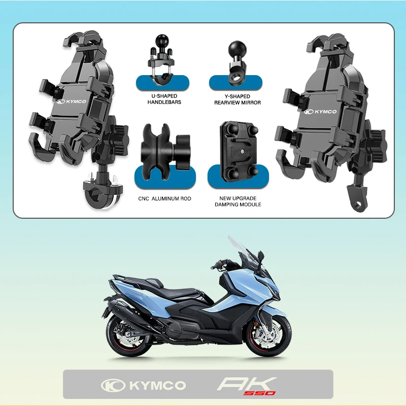 For KYMCO CV3 DTX360 XCITING DOWNTOWN X-TOWN AK550 Easy Phone Mount Stand Motorcycle Holder 360° Rotatable ABS Adjustable
For KYMCO CV3 DTX360 XCITING DOWNTOWN X-TOWN AK550 Easy Phone Mount Stand Motorcycle Holder 360° Rotatable ABS Adjustable