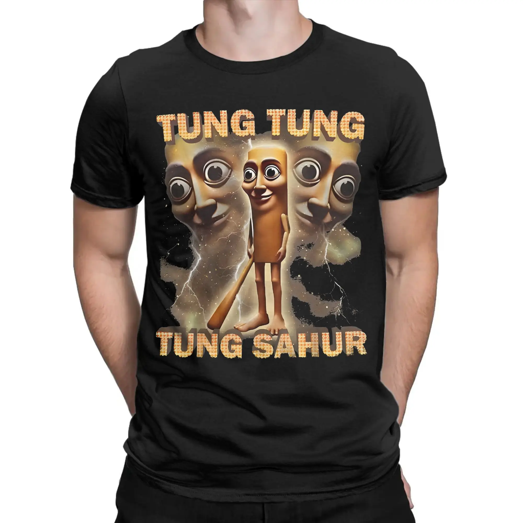 Men Women Printed Tung Tung Tung Sahur - Italian Brainrot Meme Tee T Shirt Cotton T-shirts Clothing
Men Women Printed Tung Tung Tung Sahur - Italian Brainrot Meme Tee T Shirt Cotton T-shirts Clothing