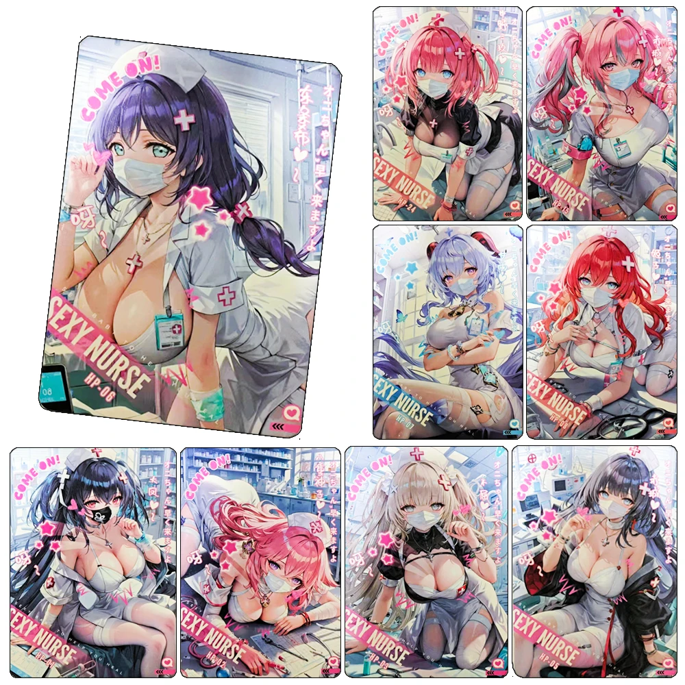 Goddess Story HP Nurse style refraction color glitter collectible card holidaygifts Kafka Jingliu Naganohara Yoimiya Silver Wolf
Goddess Story HP Nurse style refraction color glitter collectible card holidaygifts Kafka Jingliu Naganohara Yoimiya Silver Wolf