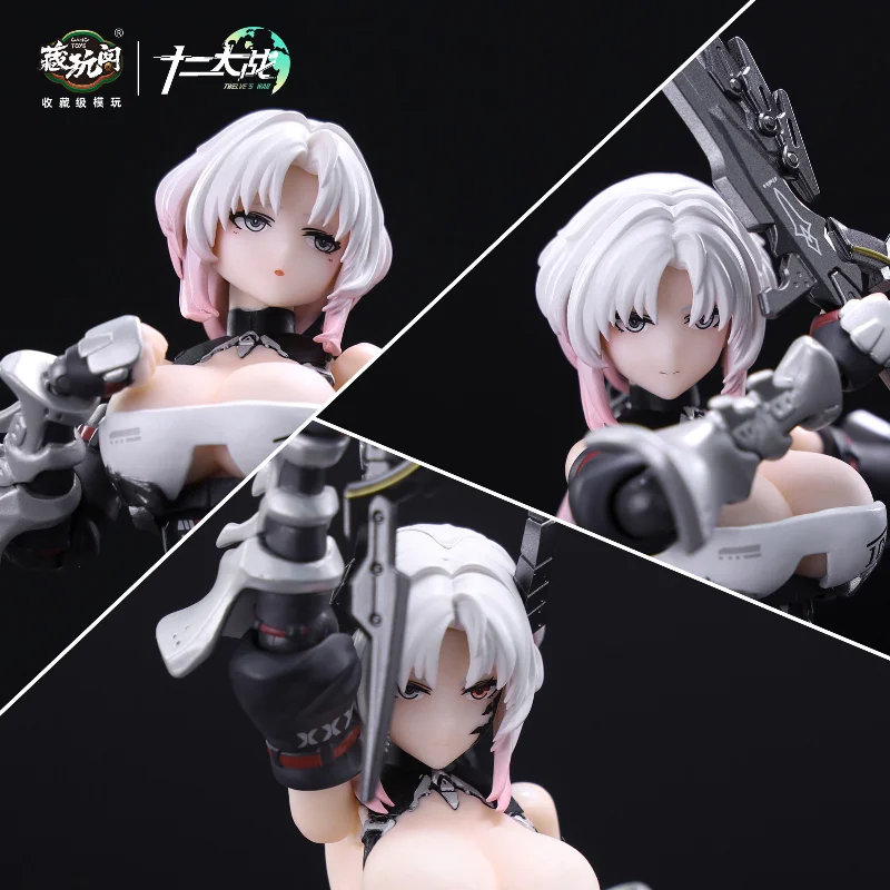 In Stock CANG TOYS Twelve's War Series Mora 1/12 Silicone Articulated Finished Mecha Girl Action Figure Fan Collection Gift
In Stock CANG TOYS Twelve's War Series Mora 1/12 Silicone Articulated Finished Mecha Girl Action Figure Fan Collection Gift