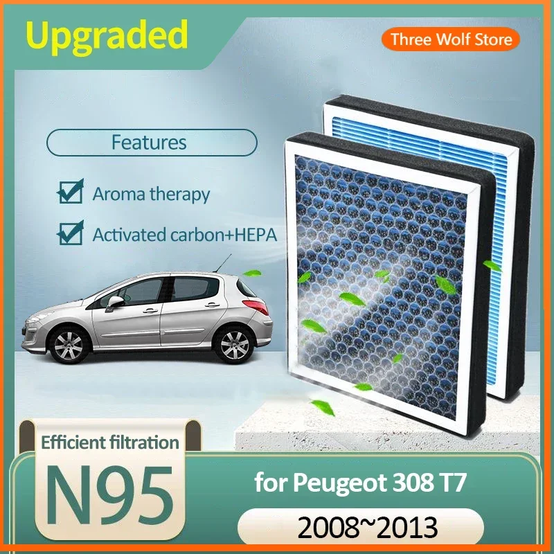 Activated Carbon Air Filter for Peugeot 308 T7 MK1 2008 2009 2010 2011 2012 2013 6447.KL,6447.NT Accessories Vehicles Auto Parts
Activated Carbon Air Filter for Peugeot 308 T7 MK1 2008 2009 2010 2011 2012 2013 6447.KL,6447.NT Accessories Vehicles Auto Parts