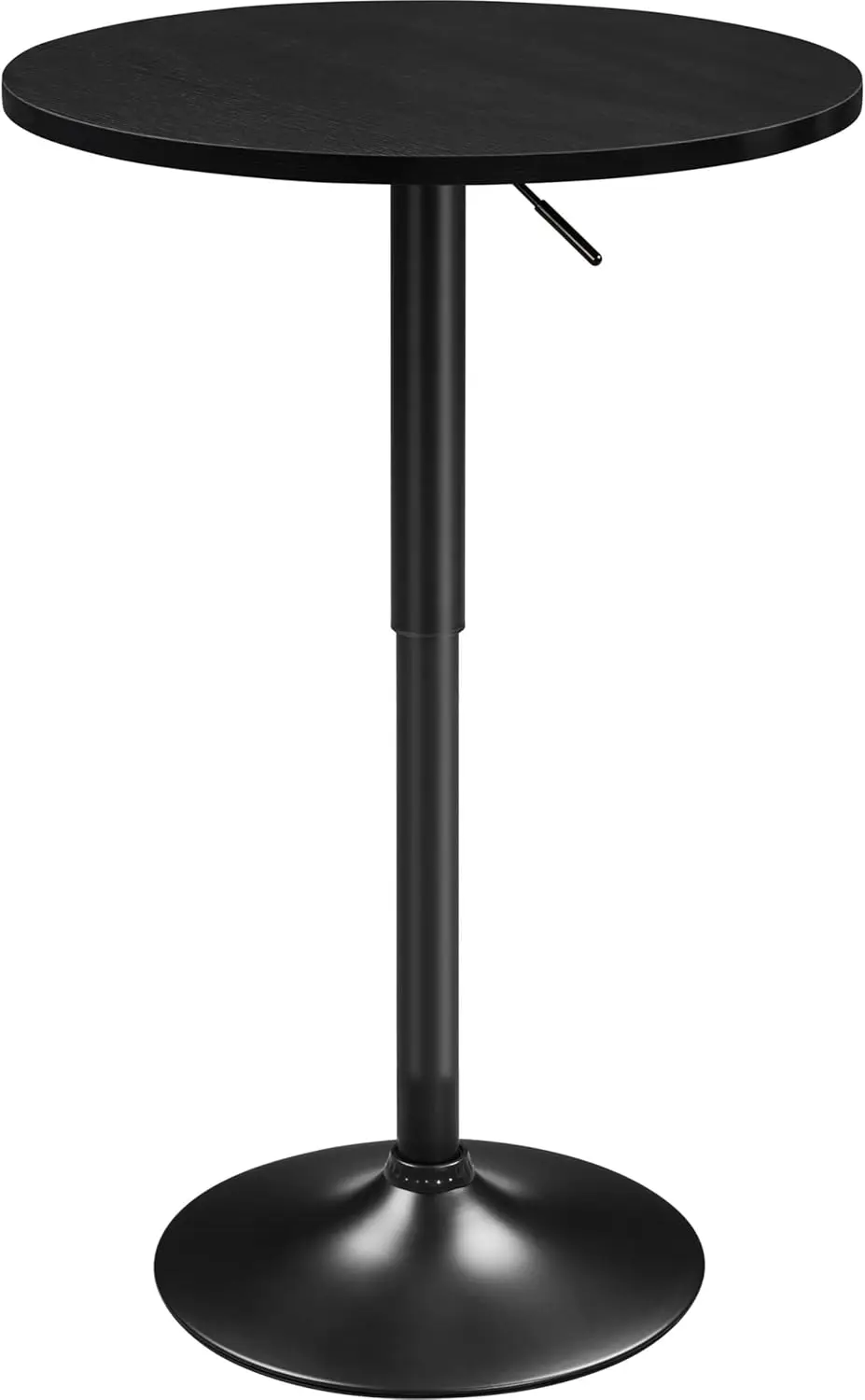 Adjustable Height 360° Swivel Round Bar Table with MDF Top, Black Leg for Home Bars and Cafes
Adjustable Height 360° Swivel Round Bar Table with MDF Top, Black Leg for Home Bars and Cafes