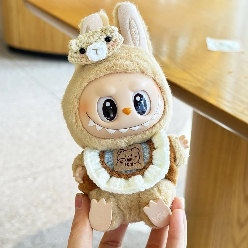 Labubu 1st 2nd 3rd Gen Handmade Cute Outfit Set Bunny Ear Hood Bear Bib & Backpack For 15/17cm Dolls
Labubu 1st 2nd 3rd Gen Handmade Cute Outfit Set Bunny Ear Hood Bear Bib & Backpack For 15/17cm Dolls