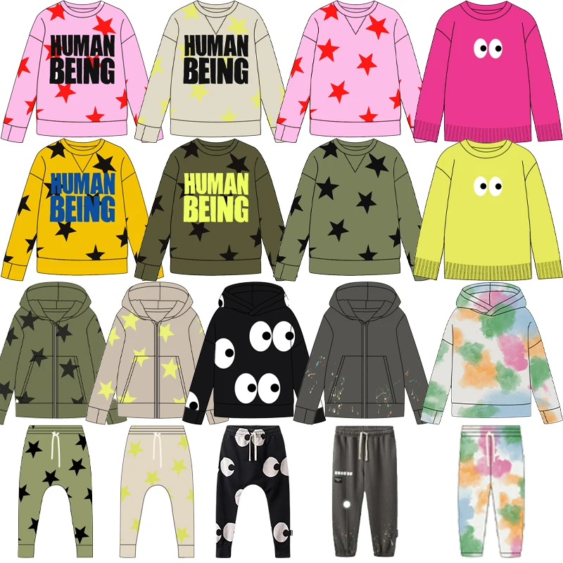 Children's Clothing Set 2024 New Autumn Winter Girl Boys Printed Hoodie and Pants Set Kids Warm Solid Color Sweater
Children's Clothing Set 2024 New Autumn Winter Girl Boys Printed Hoodie and Pants Set Kids Warm Solid Color Sweater