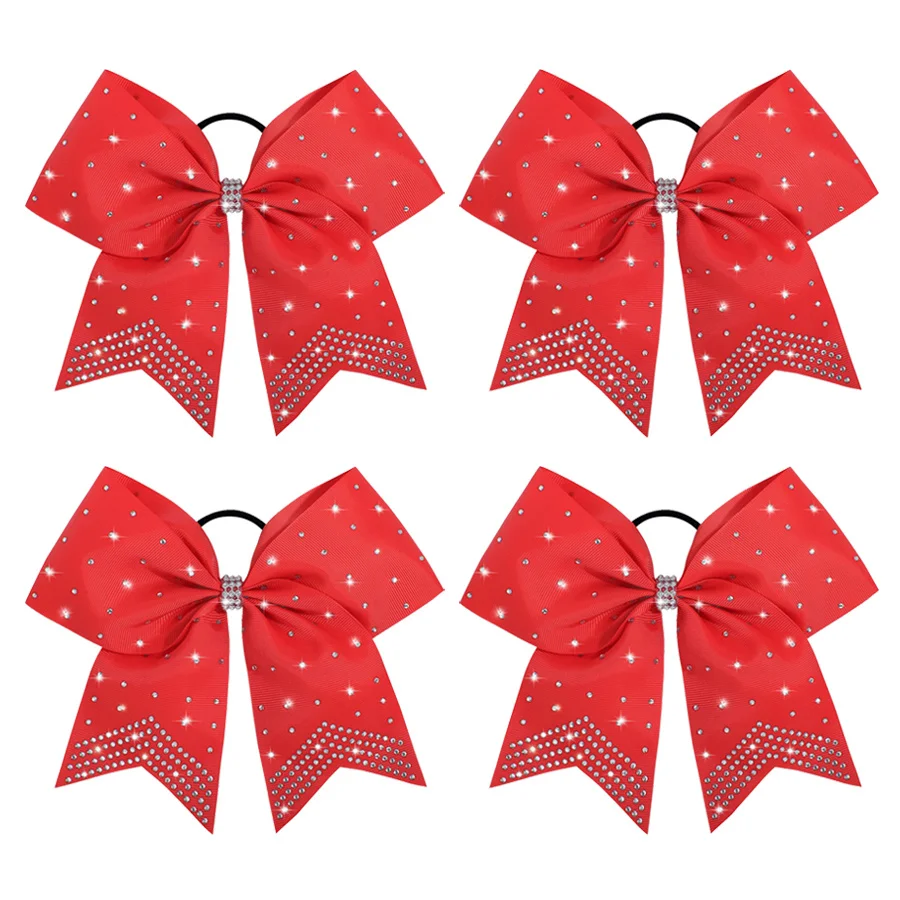 4pcs Large Cheer Bow Hair Tie Ponytail Elastic Band Handmade Boutique Hair Accessories for Cheerleading Teen Girls Sports
4pcs Large Cheer Bow Hair Tie Ponytail Elastic Band Handmade Boutique Hair Accessories for Cheerleading Teen Girls Sports