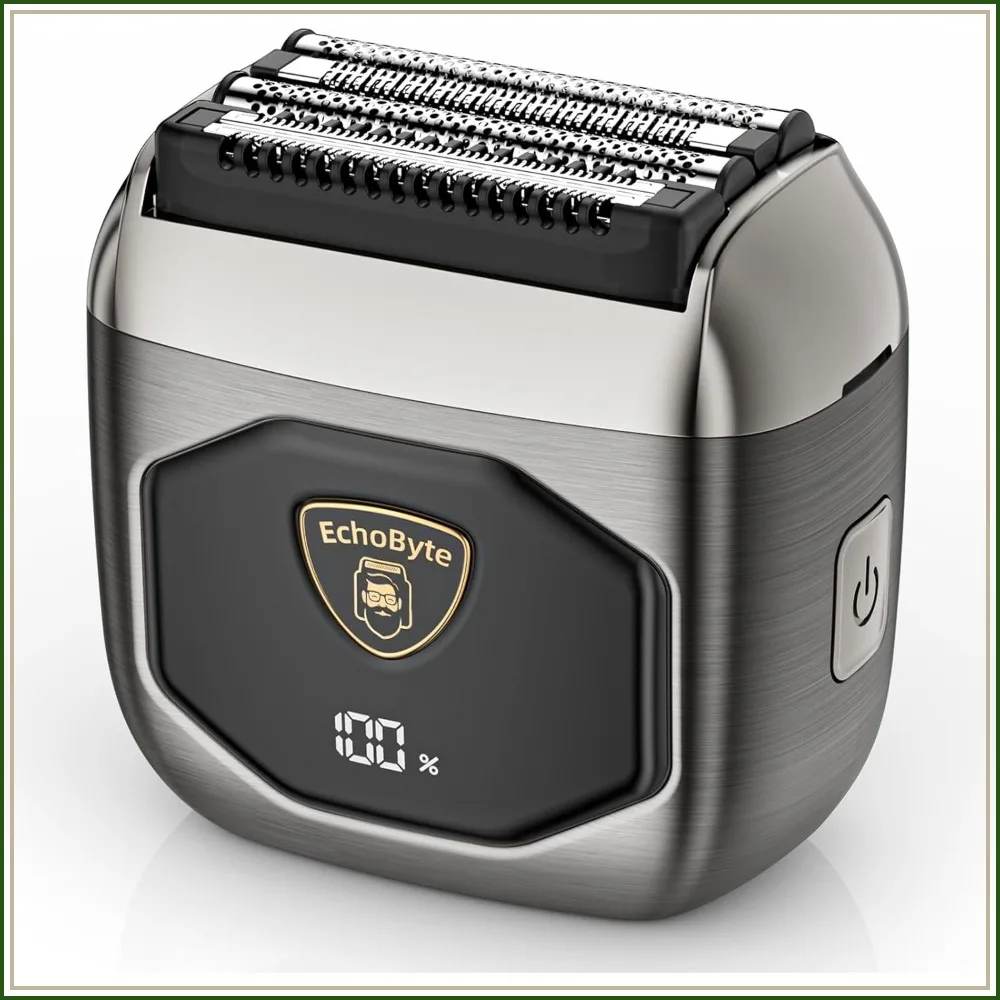 Full Metal Electric Foil Shaver: 4 Floating Blades, IPX7 Wet & Dry, 120-Min Runtime USB-C, Quiet Travel Groomer with LED Display & Travel Lock
Full Metal Electric Foil Shaver: 4 Floating Blades, IPX7 Wet & Dry, 120-Min Runtime USB-C, Quiet Travel Groomer with LED Display & Travel Lock