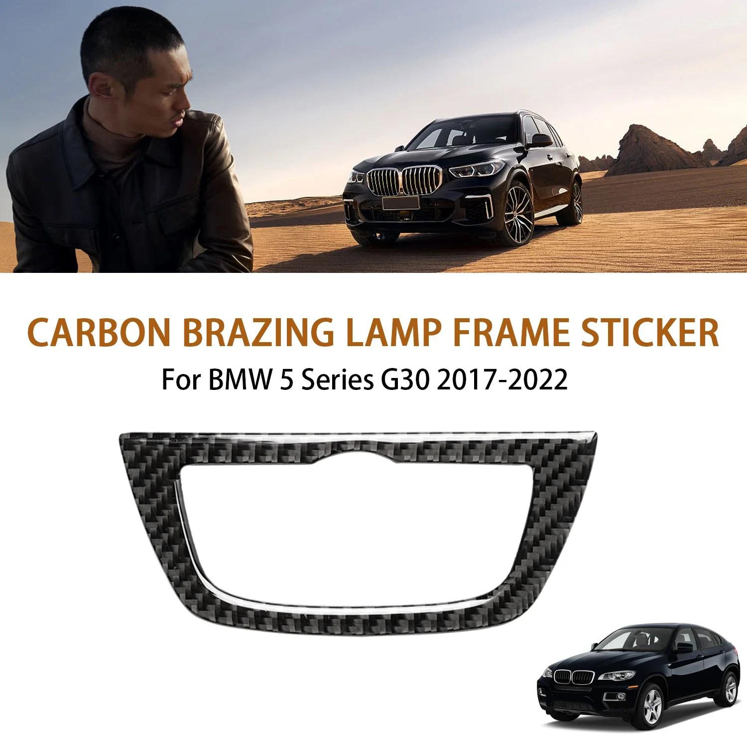 Carbon Fiber Color ABS Plastic Car Interior Headlight Frame Trim Cover Decorative Sticker for BMW 5 Series G30 2017-2022
Carbon Fiber Color ABS Plastic Car Interior Headlight Frame Trim Cover Decorative Sticker for BMW 5 Series G30 2017-2022