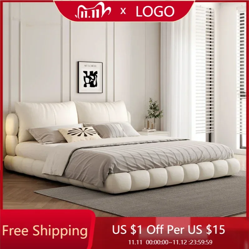 Frame Bedroom Double Bed Wooden Nordic Unique Luxury King Size Soft Bed Hotel Unique Letto Matrimoniale Bedroom Furniture
Frame Bedroom Double Bed Wooden Nordic Unique Luxury King Size Soft Bed Hotel Unique Letto Matrimoniale Bedroom Furniture
