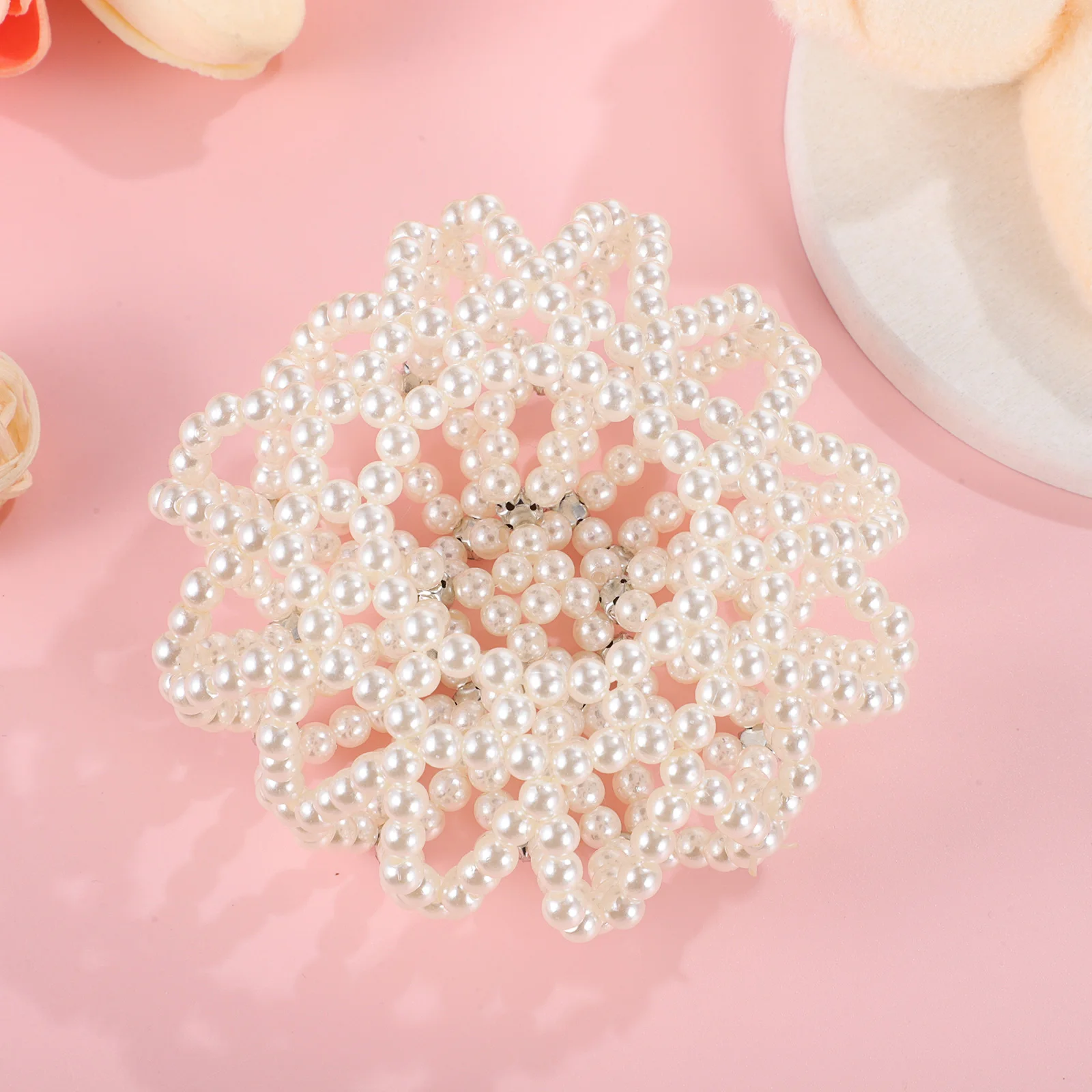 Pearl Diamond Hair Net Crochet Elastic Snood Accessories Ballet Bun Long Lasting Durable Material Stylish Practical Hairnet
Pearl Diamond Hair Net Crochet Elastic Snood Accessories Ballet Bun Long Lasting Durable Material Stylish Practical Hairnet