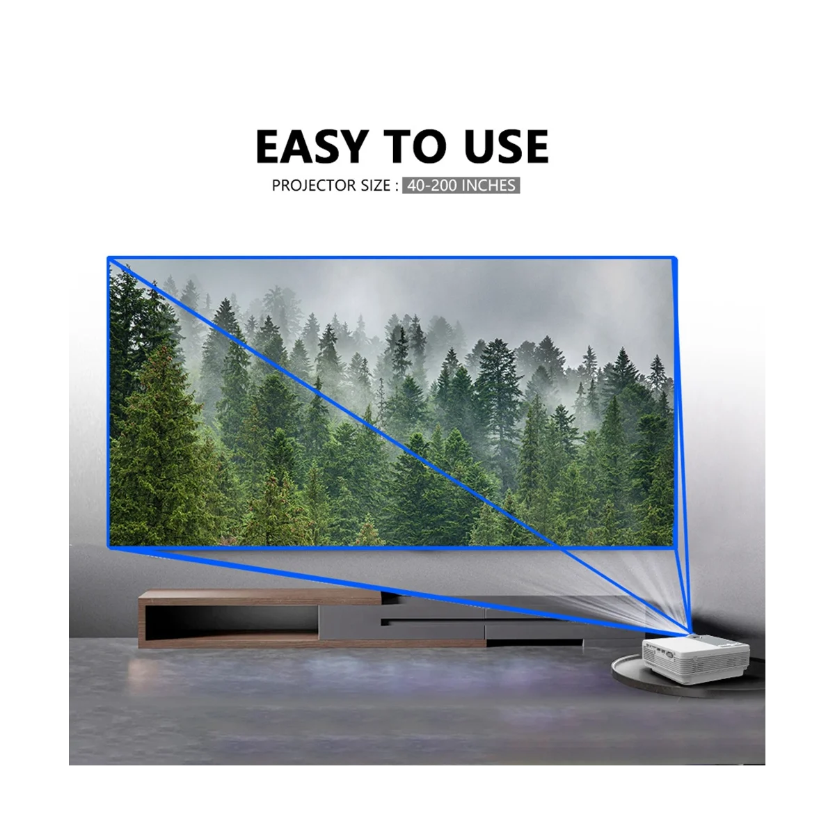 1080P Projector 12000LM Home Theater Video Projector with WiFi+BT for HD, USB, VGA, AV, IOS and Android Phone(UK Plug)
1080P Projector 12000LM Home Theater Video Projector with WiFi+BT for HD, USB, VGA, AV, IOS and Android Phone(UK Plug)