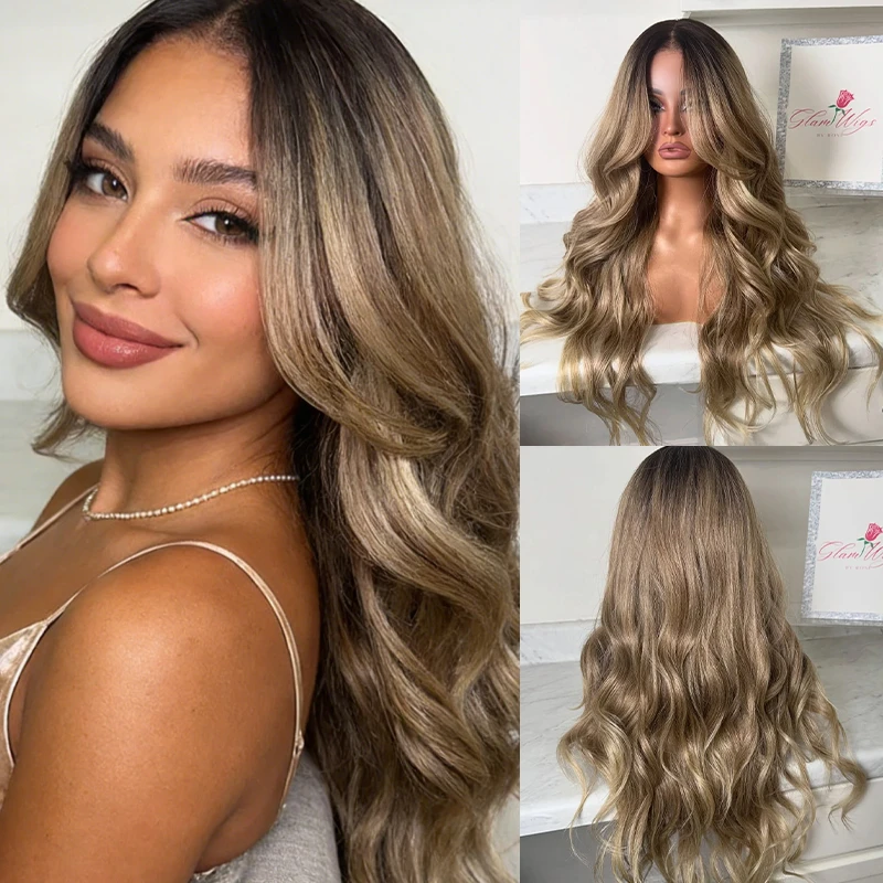 Бесшовный парик омбре: блонд-коричневый, синтетический, с HD-кружевной передней частью, для вечеринок и повседневной носки, из термостойкого волокна, реалистичный, мягкий, длинный, волнистый парик с кружевной основой
Бесшовный парик омбре: блонд-коричневый, синтетический, с HD-кружевной передней частью, для вечеринок и повседневной носки, из термостойкого волокна, реалистичный, мягкий, длинный, волнистый парик с кружевной основой