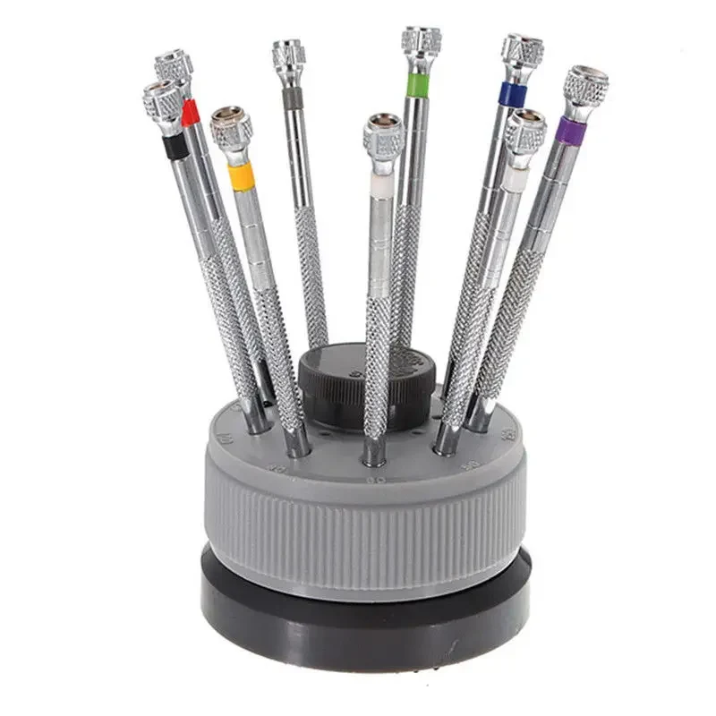 Stainless Steel Precision Screwdriver Set Watch Repair Tool Kit for Watchmaker 9pcs Watch Glasses Flat Blade Assort Slotted Tool
Stainless Steel Precision Screwdriver Set Watch Repair Tool Kit for Watchmaker 9pcs Watch Glasses Flat Blade Assort Slotted Tool