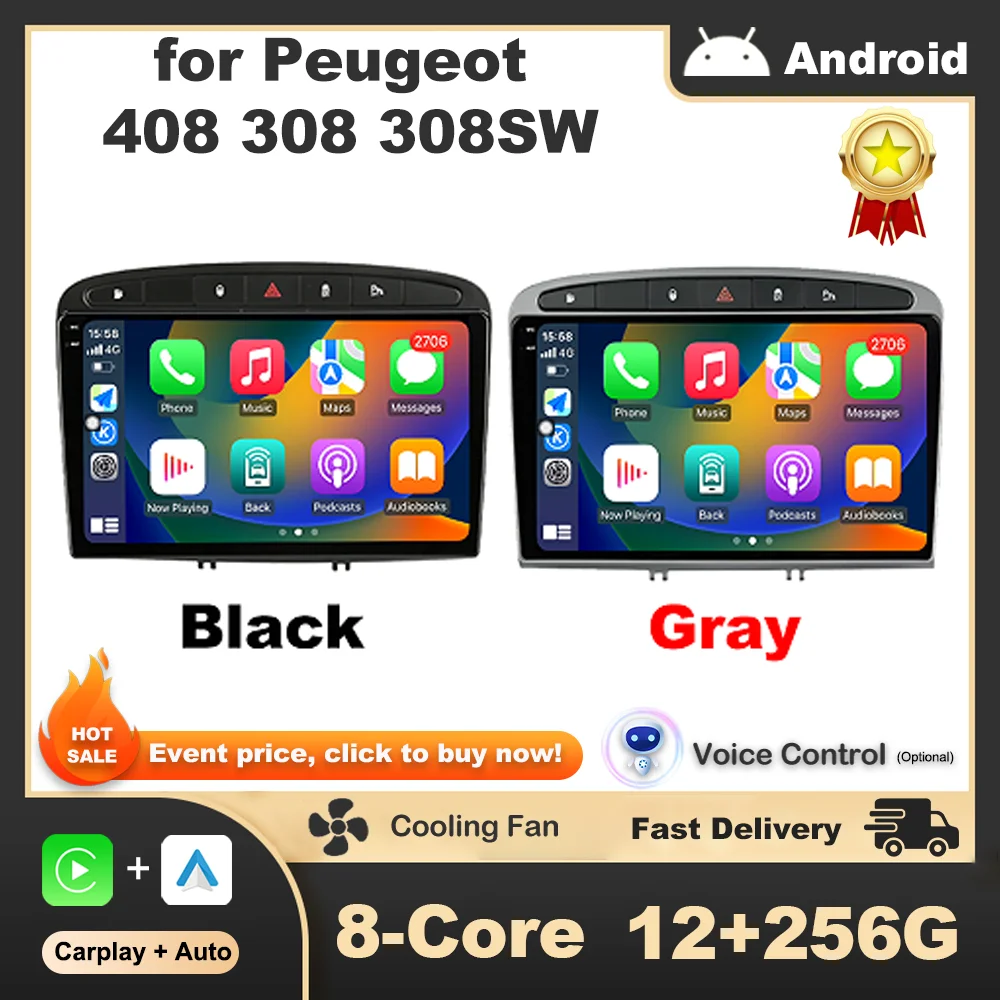 Car Radio Video Multimedia Player GPS Navigation for Peugeot 408 308 308SW 9 inch Android Intelligent System BT Auto Accessories
Car Radio Video Multimedia Player GPS Navigation for Peugeot 408 308 308SW 9 inch Android Intelligent System BT Auto Accessories