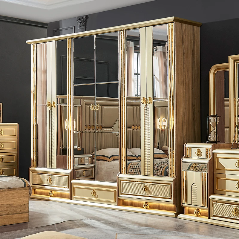 A Luxury Gold Royal Wood King Size Bed Set Villa Master Room Modern Wooden Full Queen Mdf Home Furniture Bedroom Sets
A Luxury Gold Royal Wood King Size Bed Set Villa Master Room Modern Wooden Full Queen Mdf Home Furniture Bedroom Sets