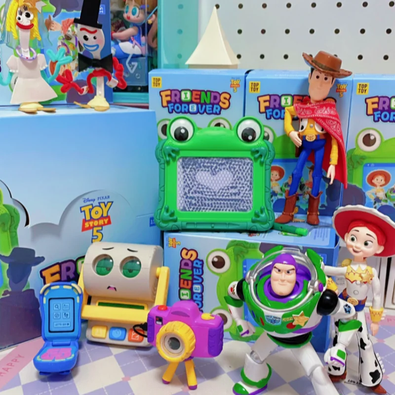 TOPTOY Genuine Toy Story 5 Forever Friends Series Woody Blind Box Cute Detachable Hat Anime Figure Desktop Decoration Gift Toys
TOPTOY Genuine Toy Story 5 Forever Friends Series Woody Blind Box Cute Detachable Hat Anime Figure Desktop Decoration Gift Toys