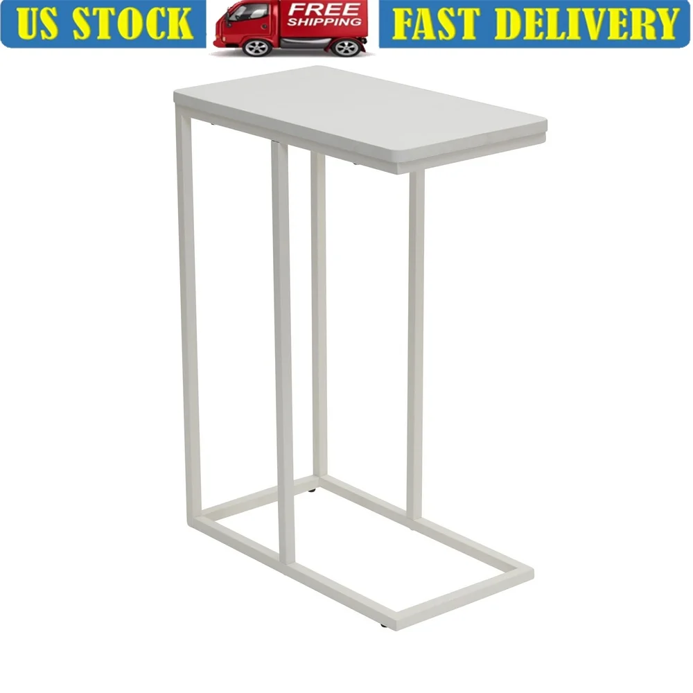 C Shaped Modern Side Table Scandinavian Design White Laminate Top Metal Base Versatile Couch Table Living Room Office
C Shaped Modern Side Table Scandinavian Design White Laminate Top Metal Base Versatile Couch Table Living Room Office