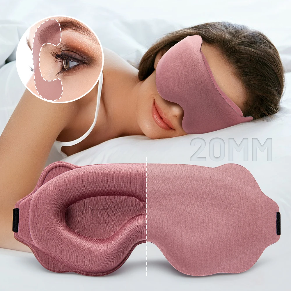 Sleep Eye Mask Weighted for Side Sleeper Men Women 3D Contoured Sleeping Mask No Eye Pressure 100% Blockout Soft Comfortable Eye
Sleep Eye Mask Weighted for Side Sleeper Men Women 3D Contoured Sleeping Mask No Eye Pressure 100% Blockout Soft Comfortable Eye