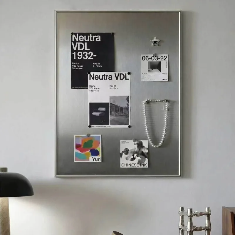 Stainless steel picture frame, living room decoration painting, vertical DIY creative photo wall painting
Stainless steel picture frame, living room decoration painting, vertical DIY creative photo wall painting