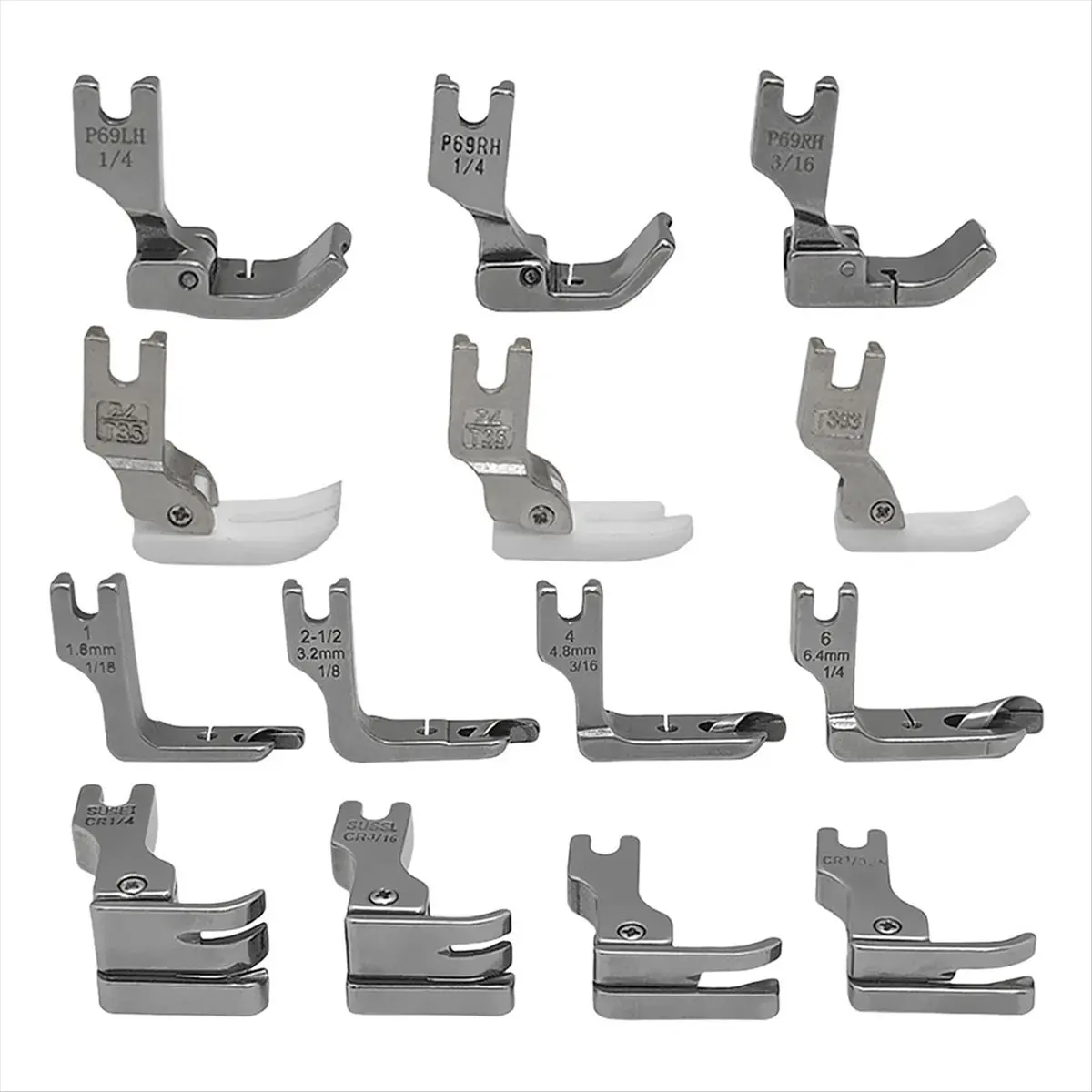 KSOL 31 PCS Presser Foot Set 2 Change Screw Auxiliary Upper Feet Device for Singer Industrial Sewing Machine
KSOL 31 PCS Presser Foot Set 2 Change Screw Auxiliary Upper Feet Device for Singer Industrial Sewing Machine