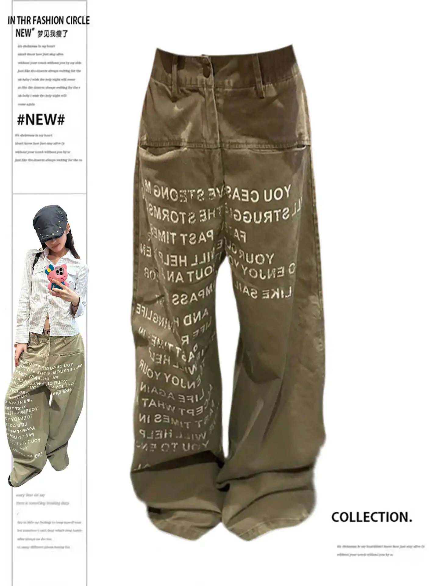 2025 Autumn Winter Women's American Retro Low Rise Denim Pants Y2K Baggy Wide Fit Print Jeans Harajuku Men Cowboy High Quality
2025 Autumn Winter Women's American Retro Low Rise Denim Pants Y2K Baggy Wide Fit Print Jeans Harajuku Men Cowboy High Quality