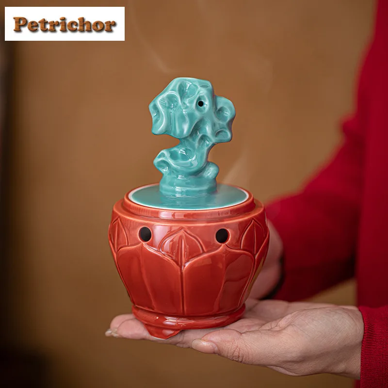 Palace Museum Red The Taihu Lake Stone Incense Holder Ancient Incense Smoke Waterfall Smell Distributor Drinkware Decoration
Palace Museum Red The Taihu Lake Stone Incense Holder Ancient Incense Smoke Waterfall Smell Distributor Drinkware Decoration