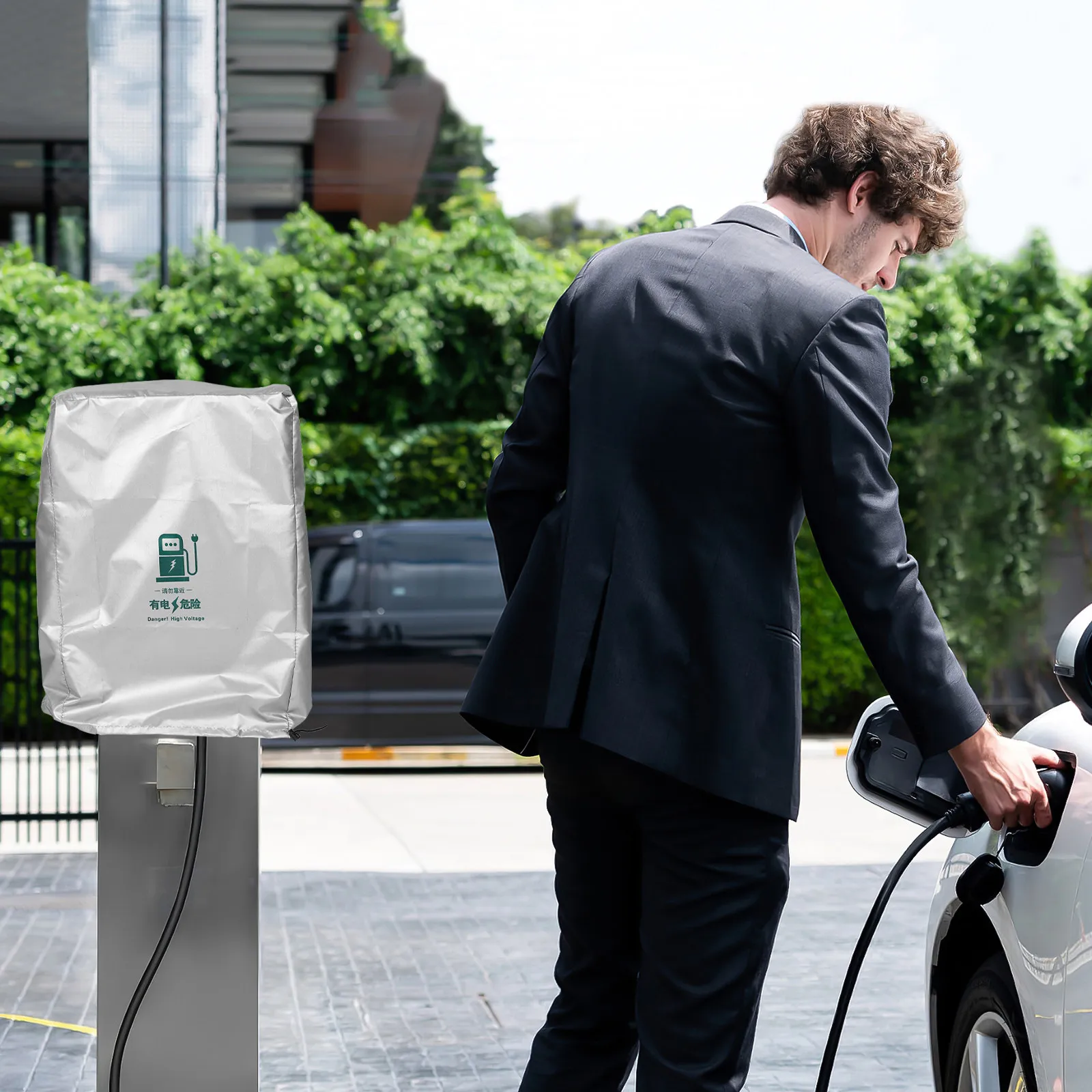 Portable Waterproof Electric Vehicle Charger Rain Cover Thickened Dustproof Material Outdoor Protection Suitable for Ev Stations
Portable Waterproof Electric Vehicle Charger Rain Cover Thickened Dustproof Material Outdoor Protection Suitable for Ev Stations