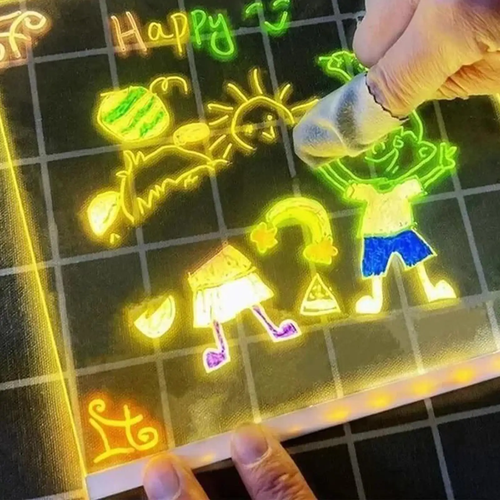 Светодиодная стираемая доска, акриловая доска для заметок, стираемая детская доска для рисования, ночник для спальни, подарок на день рождения для детей
Светодиодная стираемая доска, акриловая доска для заметок, стираемая детская доска для рисования, ночник для спальни, подарок на день рождения для детей