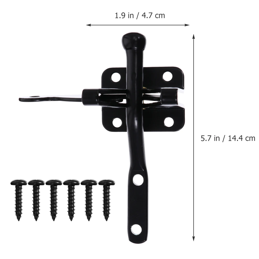 Gate Latch Heavy Duty Solid Steel Gate Latch for Wooden Metal Doors Outdoor Fence Lock Safety Pet Protection
Gate Latch Heavy Duty Solid Steel Gate Latch for Wooden Metal Doors Outdoor Fence Lock Safety Pet Protection