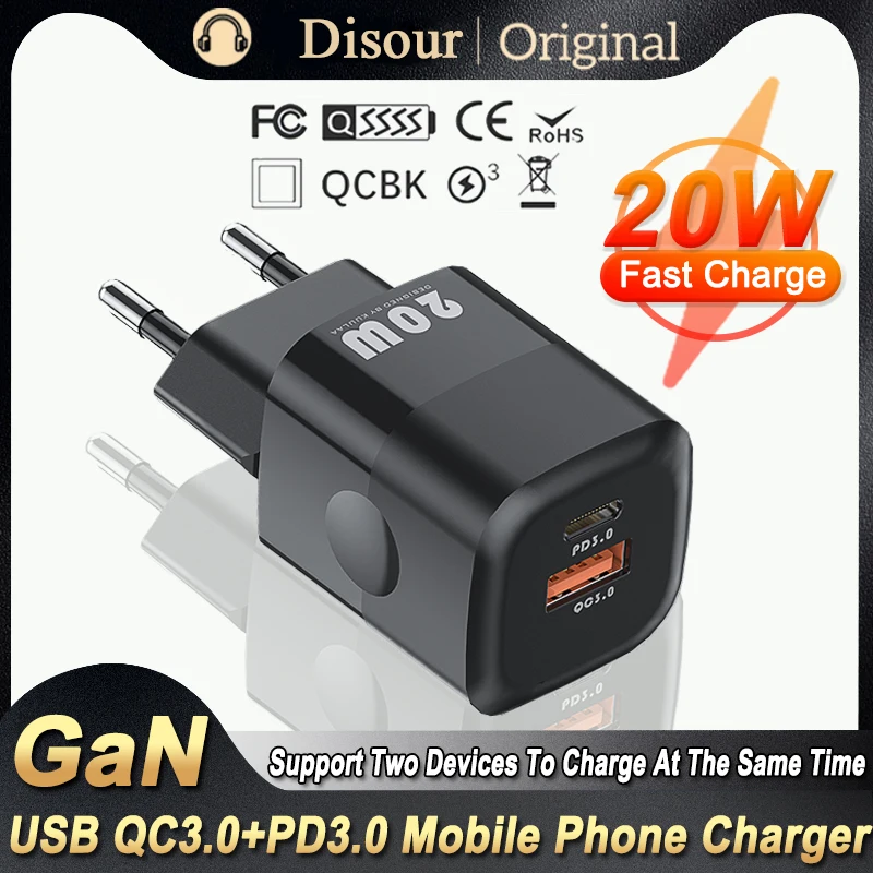 20W GaN PD USB C Charger for iPhone 14 13 12 11 Pro Max mini SE Phone QC 3.0 PD 3.0 USB Type C Fast Charging for Phone iPad Air
20W GaN PD USB C Charger for iPhone 14 13 12 11 Pro Max mini SE Phone QC 3.0 PD 3.0 USB Type C Fast Charging for Phone iPad Air